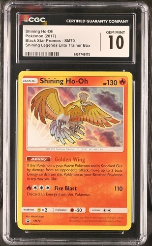 Shining Ho-Oh graded CGC 10 for sale on eBay