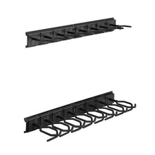 Uimoso Indoor Steel Wall Mount Gun Rack for Rifles and Shotguns, 8 Slots