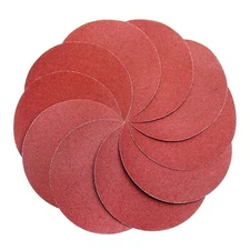 10x 9" Self Stick PSA Sanding Discs 80 Grit No-Hole Aluminum Oxide Sanding Paper