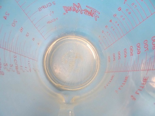 Large Anchor Hocking 499 Microwave Safe Fire-King Measuring Cups Pyrex No. 11 - Picture 9 of 12