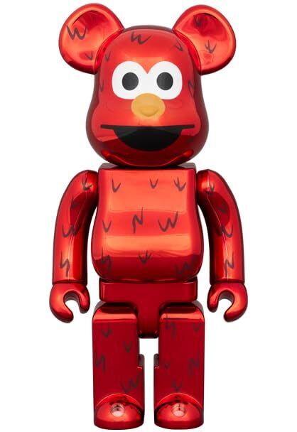 BE@RBRICK ELMO CHROME Ver. 100% & 400% Toy Figure Bearbrick BE@RBRICK ELMO CHROME Ver. 100% & 400% Toy Figure Bearbrick