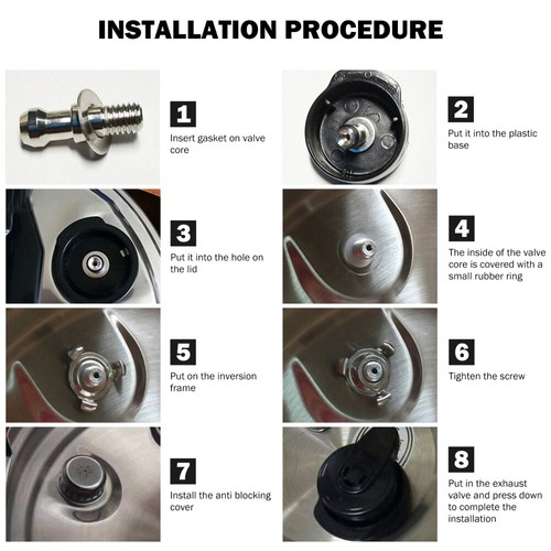 1 Set Electric Pressure Cooker Exhaust Pressure Cooker Replacement Part - 第 10/12 張圖片