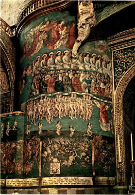 13th Century Last Judgment Fresco in Albi, France