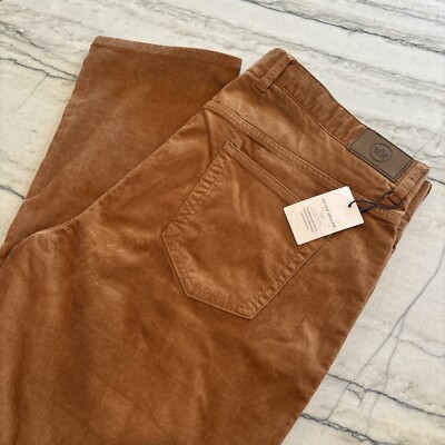 Peter Millar Superior Soft Corduroy Five-Pocket Trouser - Men's Size 38 Gum Sole