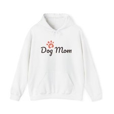 Dog Mom Hoodie - Cozy  Cute Gift for Pet Lovers, Pet Apparel, Animal Lover