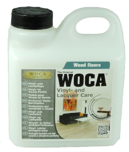 WOCA Vinyl- u. Lackpflege, Master Care, Laminat, Fußboden 1 Liter (16,95 €/L) - Bild 1 von 2