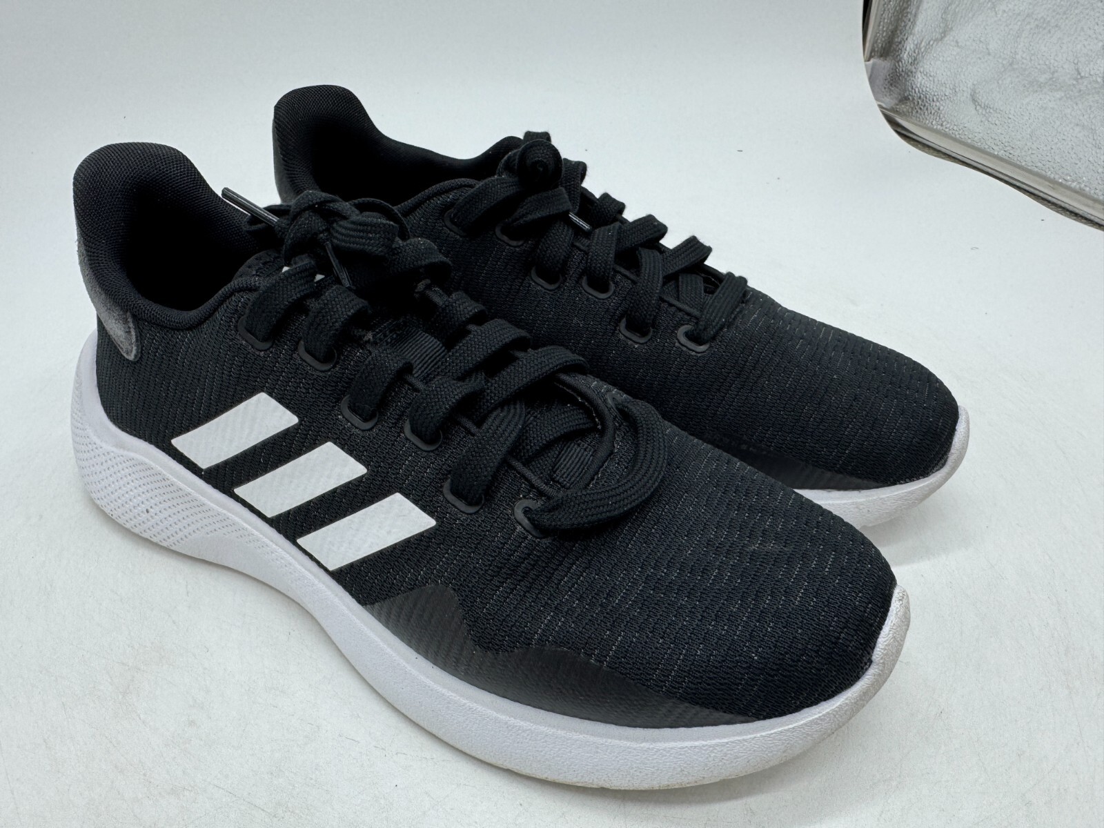 Adidas Puremotion 2.0 Athletic Sneaker Womens Core Black Lace-Up Low Top – 9.5 Adidas Puremotion 2.0 Athletic Sneaker Womens Core Black Lace-Up Low Top – 9.5