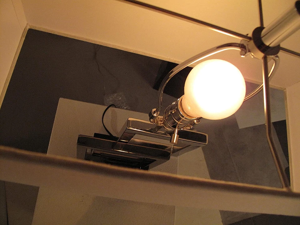 Lámpara de pie Nova Cuadros - plateada/negra/blanca - RECOGER EN NJ Foto 4 de 4