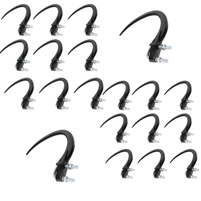 8-Pack Heavy Duty 9'' Hay Grapple Hooks   1-5/8'' Mount Holes Farm Equipment