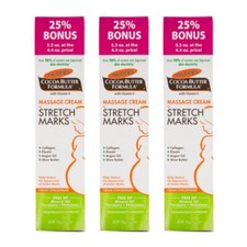 3x Palmers Massage Cream For Stretch Marks Cocoa Butter Formula With Vitamin E 1