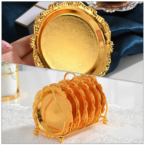 Retro Desktop Candle Tray Earring Trinket Tray Valet Tray Countertop Organizer - Picture 4 of 12