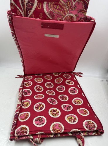 Vera Bradley Women's Handbag Pink Floral Zipper Pocket Double Handle Laptop Bag - 第 11/16 張圖片