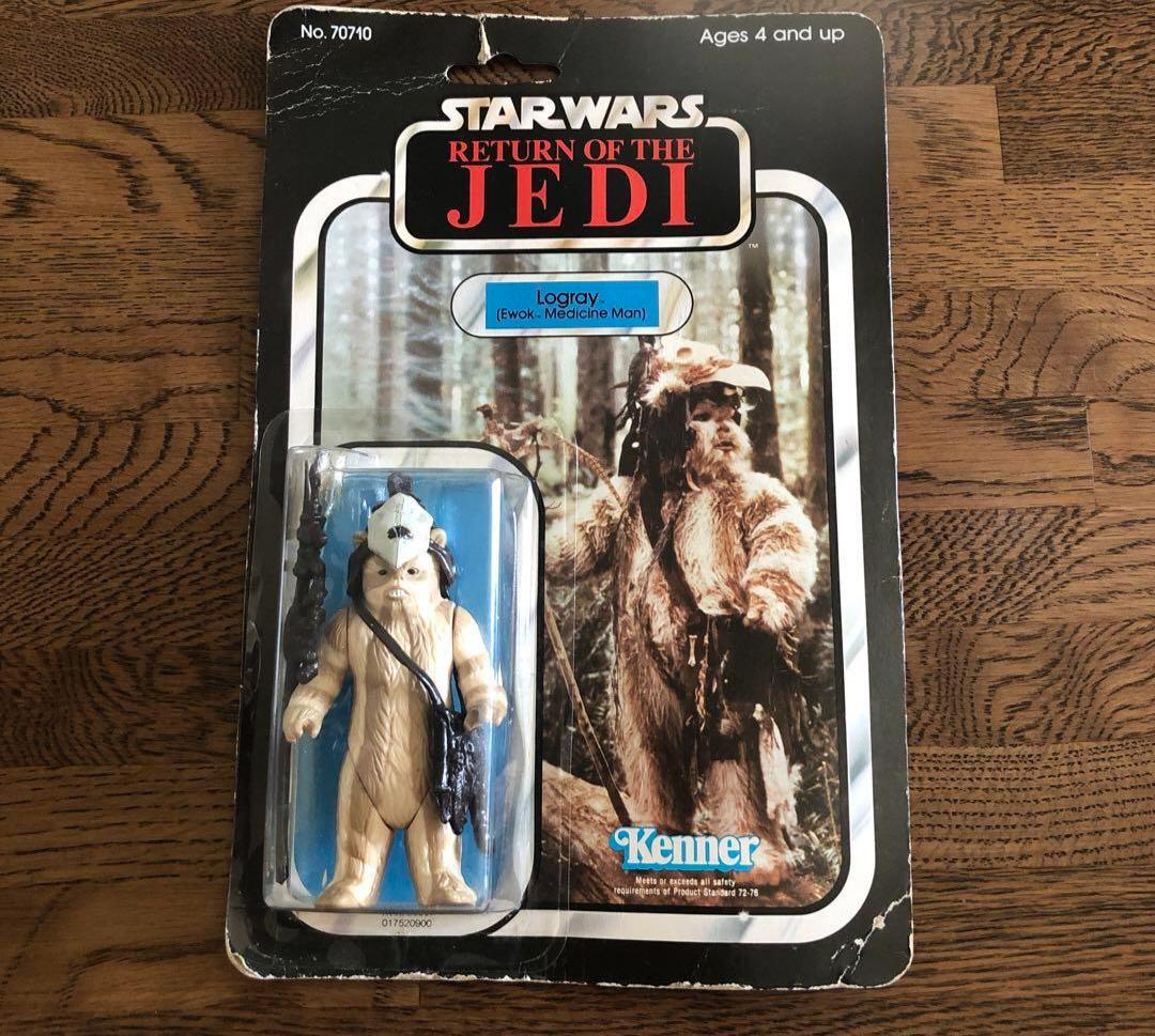 Old Kenner Star Wars Return Of The Jedi Logray Figure
