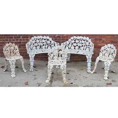 Vintage Cast Iron 5-Piece Set