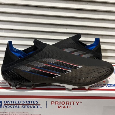New Adidas X Speedflow+ FG Soccer Cleats Boots Black Men s Size 12.5 GW7439