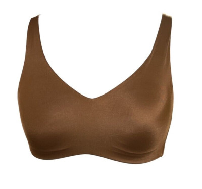 Jockey~Smooth & Sleek Wirefree Bra~34C~Coffee~A631598~2379~No Padding  8176
