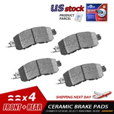 Front Ceramic Brake Pads For 2013 2014 2015 2016 2017 - 2023 Nissan Altima LEAF