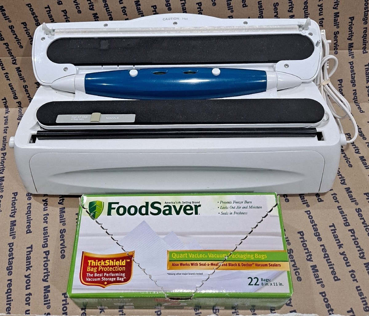 Rival Seal a Meal Vacuum Food Sealer Model VS100 Plus Sealer Saver Bags  VGPOC