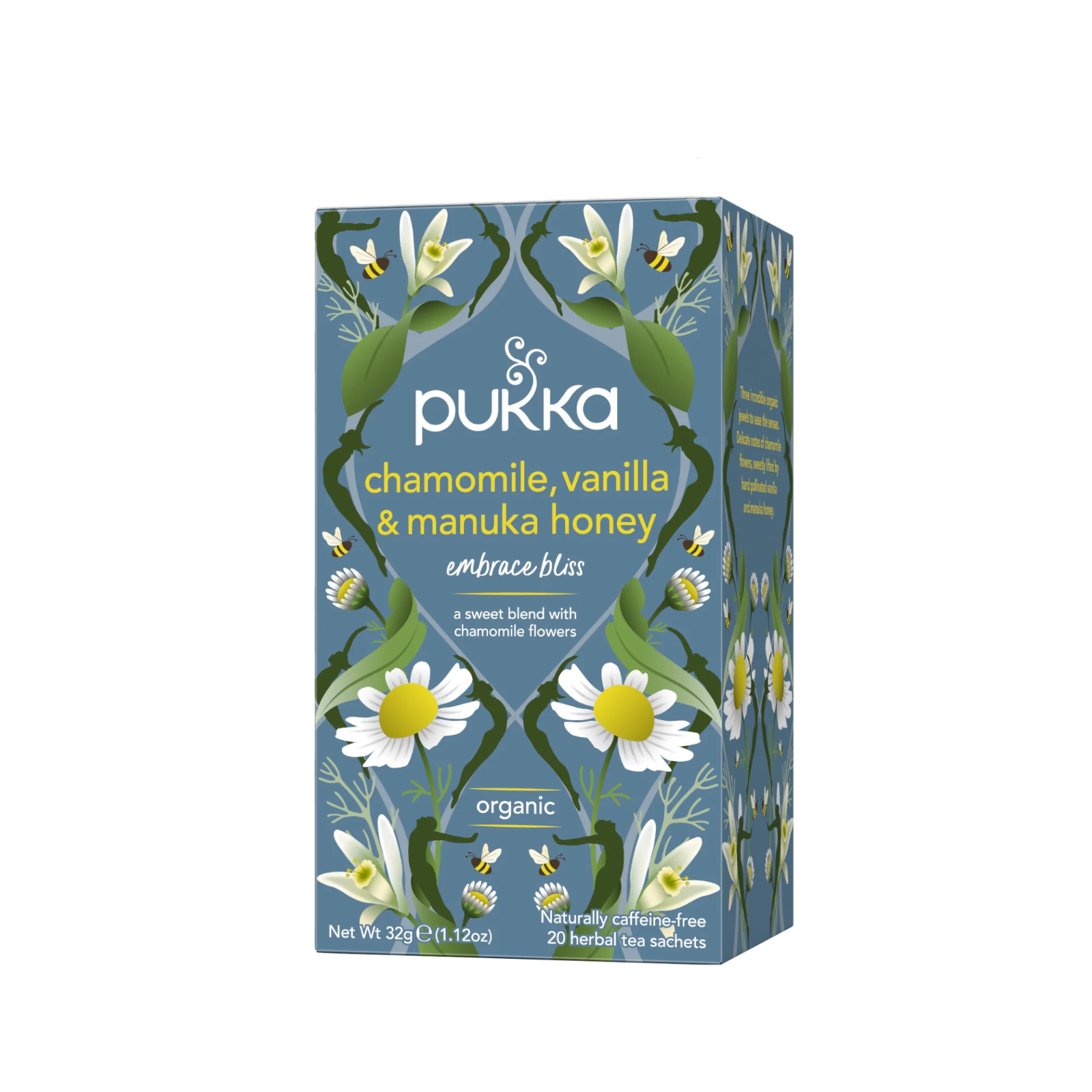 Pukka Tea Chamomile Vanilla Manuka Honey 20 Teabags