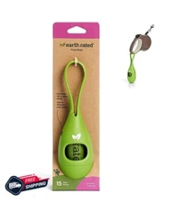 Earth Rated Dog Poop Bag Dispenser with Dog Poop Bags, Durable and Guaranteed