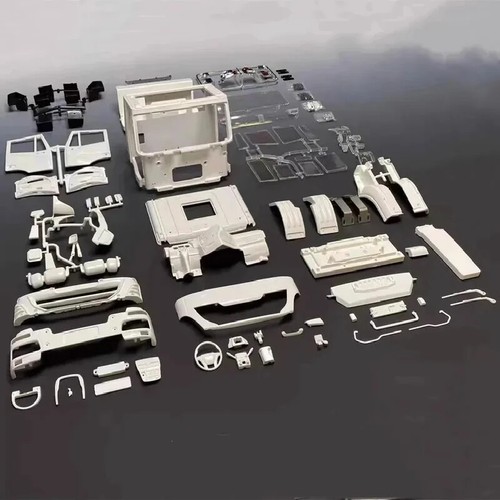 Car Shell Mud Head Tractor Engineering 1/14 For Tamiya Iveco RC Tipper Car Parts - Picture 20 of 28
