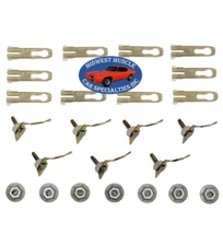 Vinyl Soft Top Molding Body Trim Clips Kit For 71-76 Dodge Dart B24