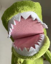 New Aurora 11 Plush Velociraptor Hand Puppet Stuffed Animal NWT With Tags 2019