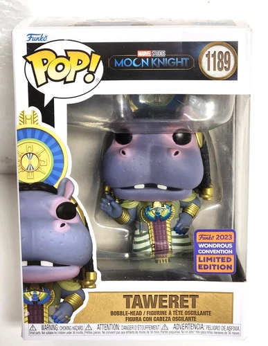 Funko Pop! Marvel Moon Knight TAWERET #1189 Wondercon Exclusive 2023