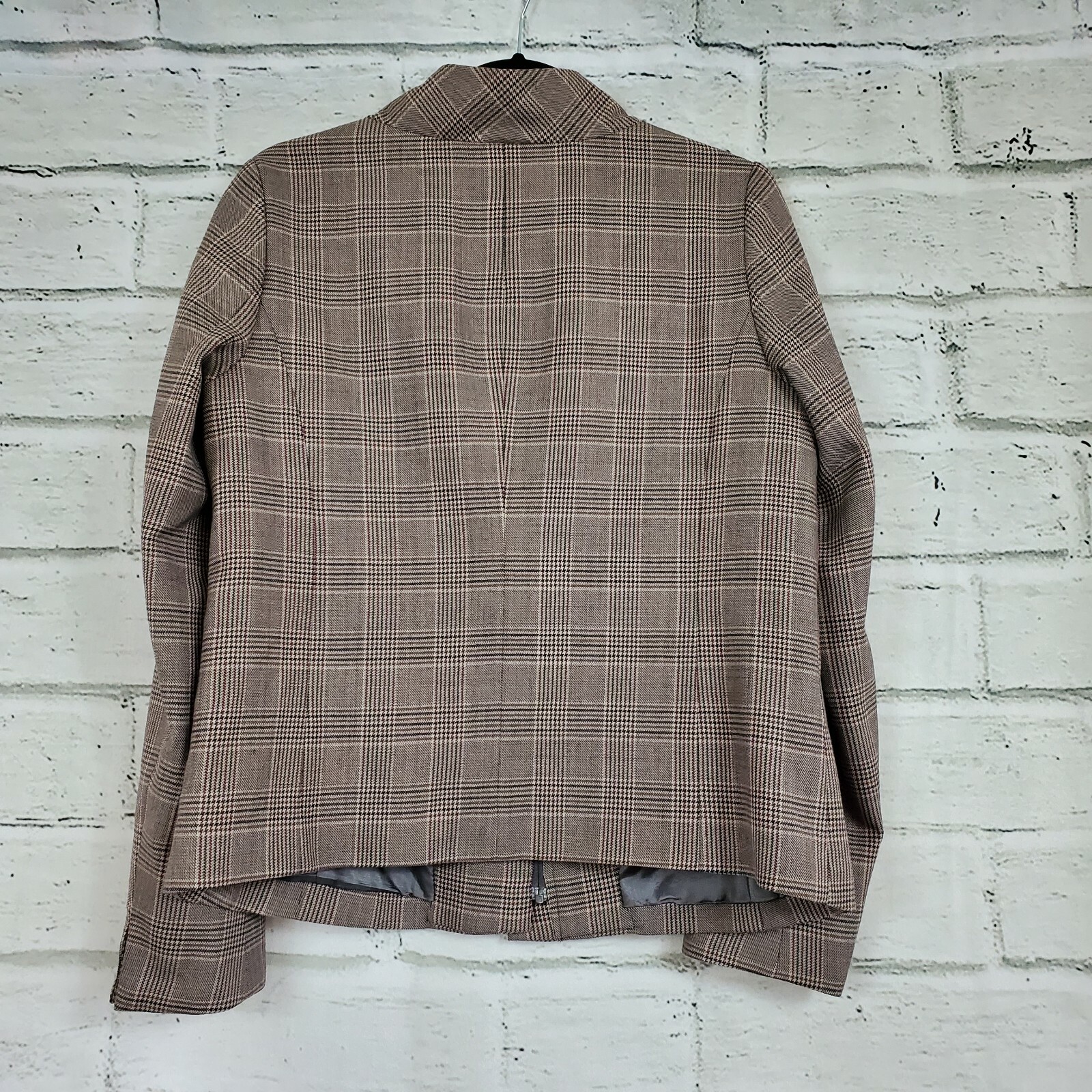 Pendleton Blazer Jacket Checkered Lined Zip Up Wo… - image 10