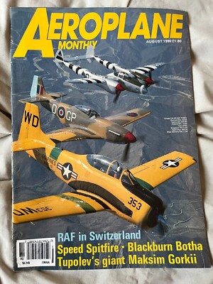 Aeroplane Monthly - Vol 18  No 8  Issue No 208  - August 1990