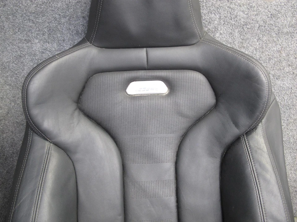 2015-2017 BMW F82 M4 FRONT RIGHT SEAT UPPER LEATHER CUSHION - Image 3 of 4