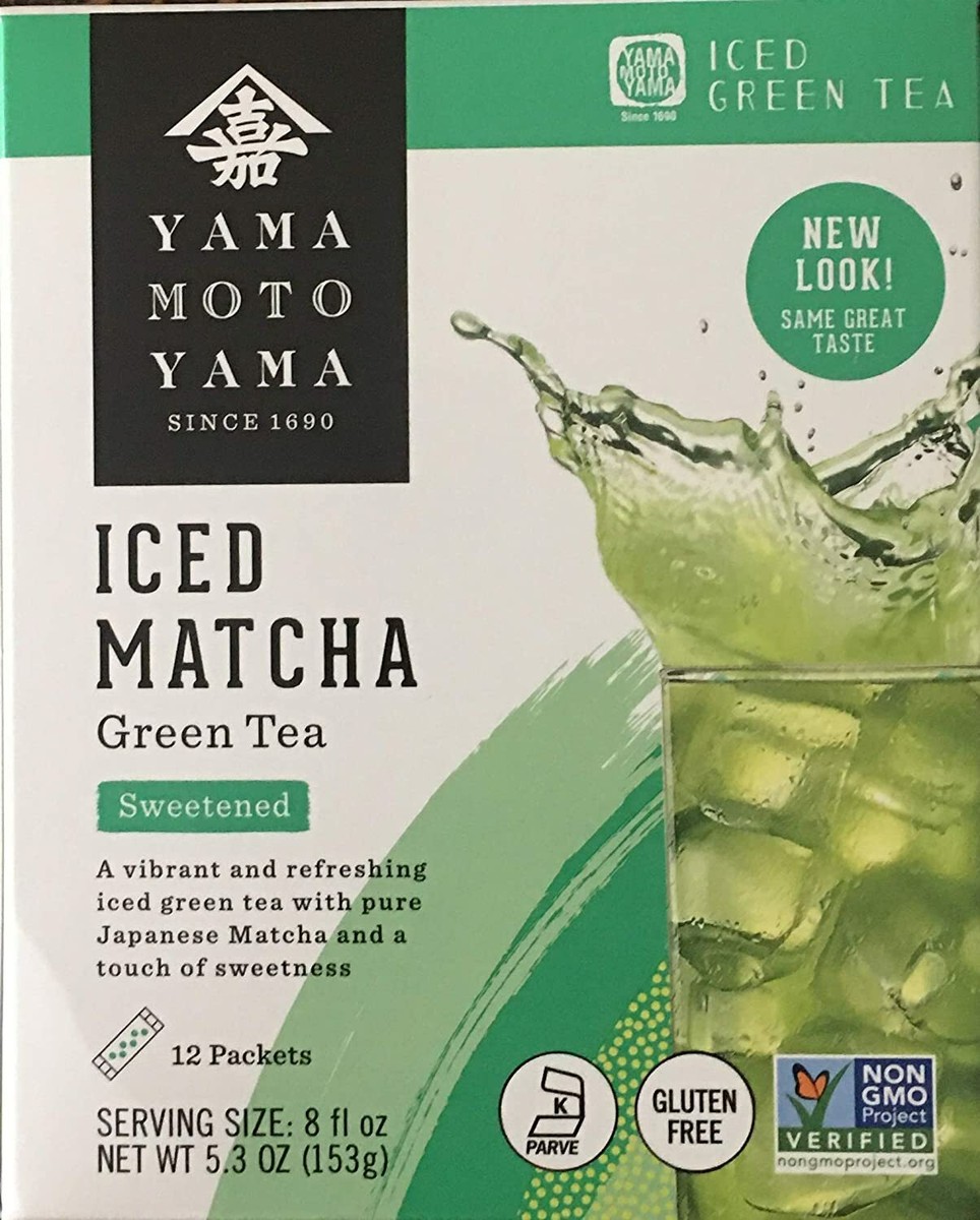 Japanese Yamamotoyama Iced Matcha Green Tea Sweetened (12 Packets