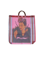 Frida Kahlo Mexican Mesh Shopping Bag - Eco-Friendly, Recycled Plastic