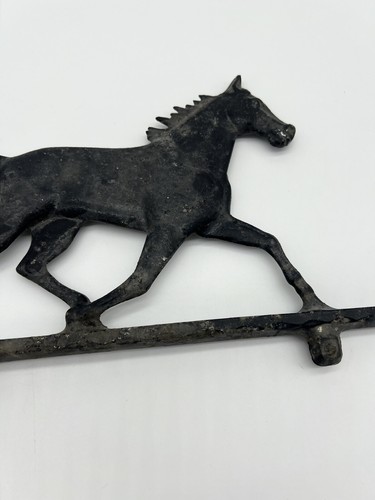 Antique Mid-Century Horse Wrought Iron (???) Folk Art Mailbox | Q303 - 第 5/19 張圖片