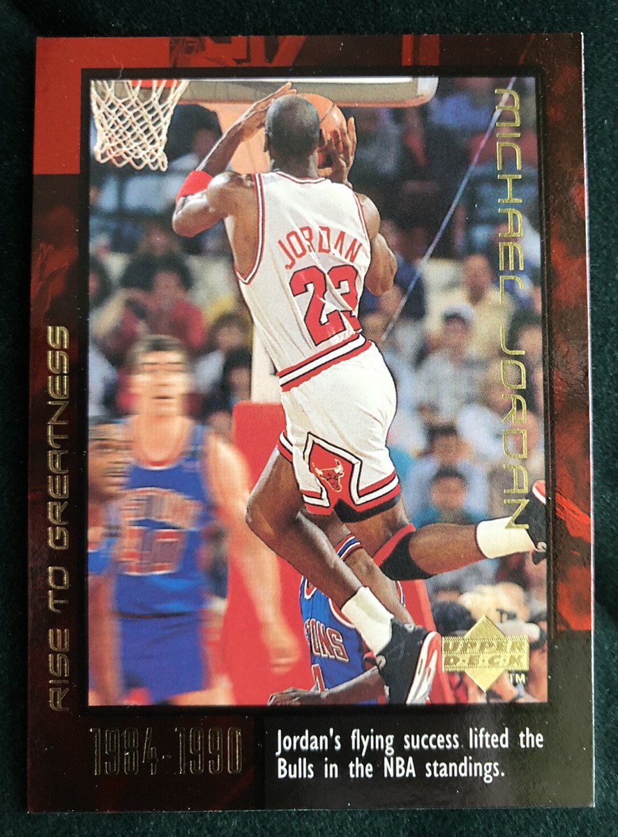 MICHAEL JORDAN 1999 Upper Deck #18 Rise To Greatness Chicago
