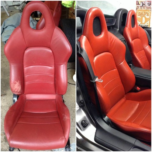 Leather Repair Paint For BMW Car Seats ALL IN ONE Dye & Colour
