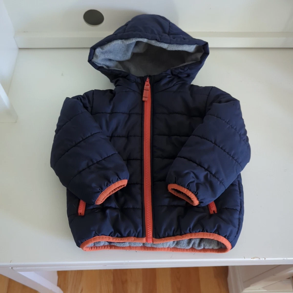 Boys navy best sale winter coat