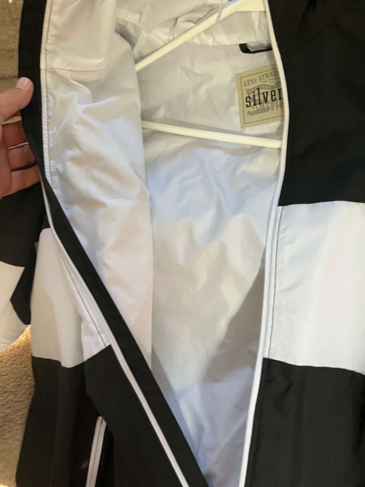 Levis Silvertab Windbreaker Jacket Orca Classic - image 8