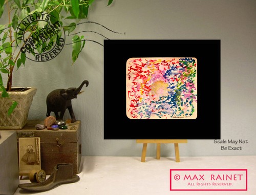 Hidden Sun : 2011 : Fine ART Watercolor Painting : ABSTRACT : Original : Signed - Picture 5 of 12