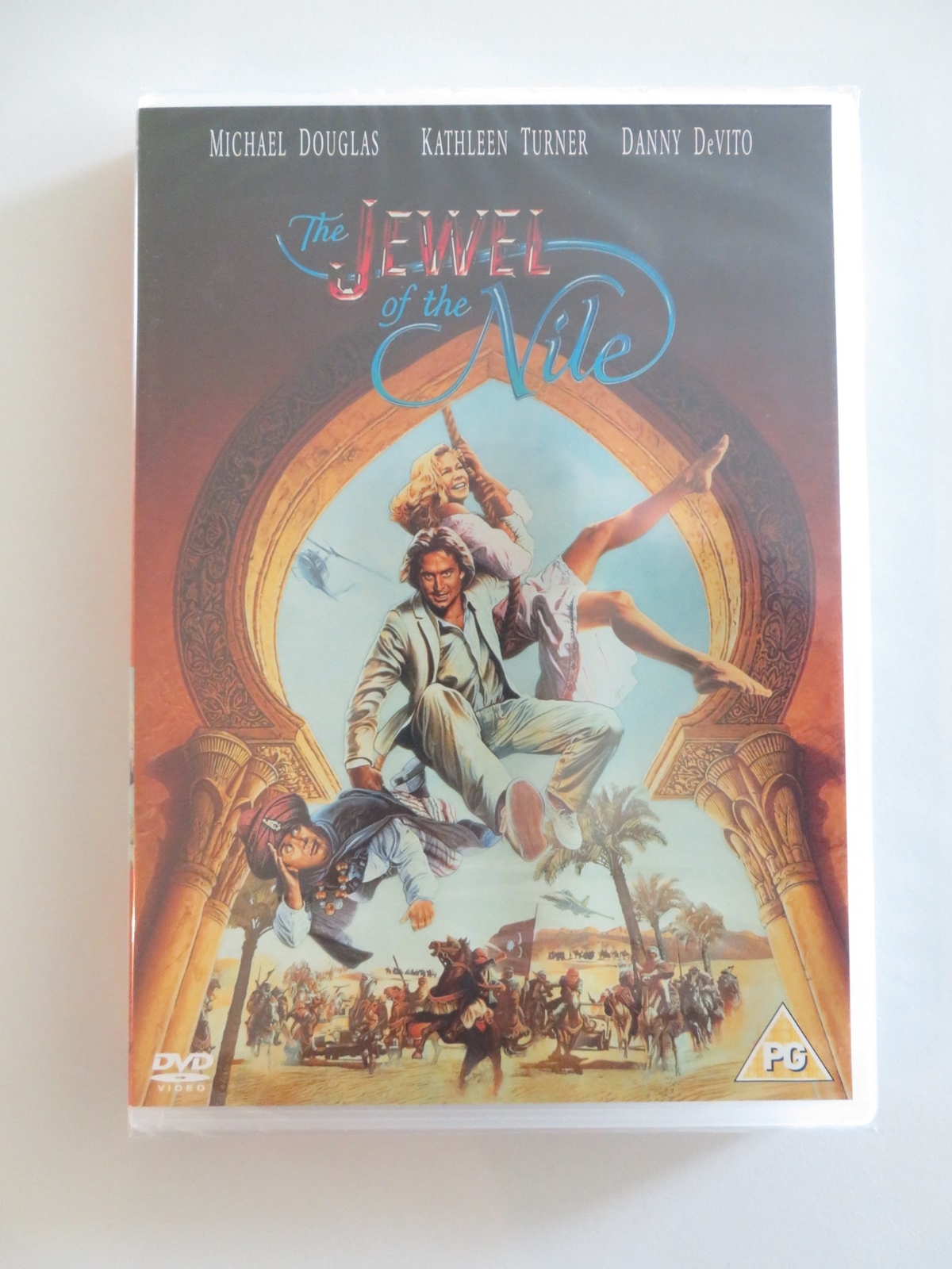 THE JEWEL OF THE NILE (DVD) MICHAEL DOUGLAS KATHLEEN TURNER 1985 REGION 2