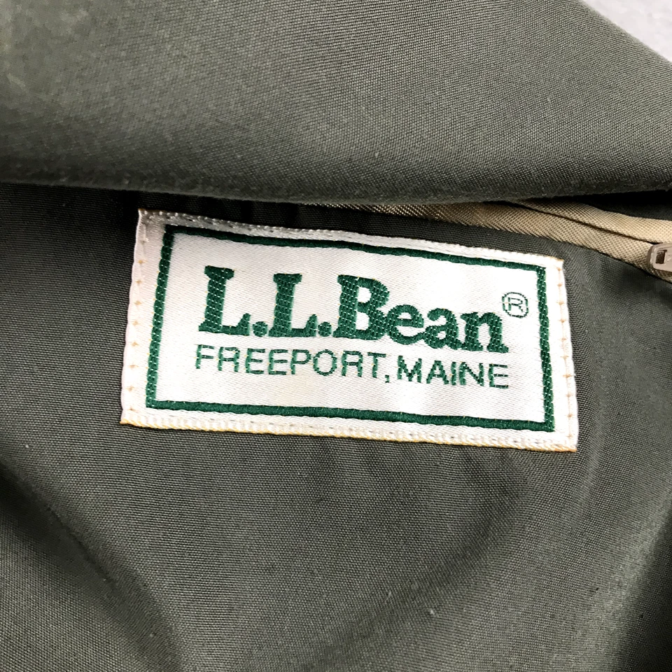 Blazer de Colección LL Bean para Hombres 46 Alto Verde Forrado Almohadillas para los Hombros Chaqueta con Botones Foto 2 de 4
