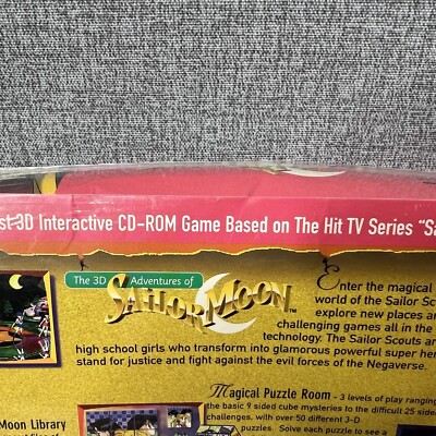 The 3d Adventures of Sailor Moon PC CD Puzzles TV Anime Magical