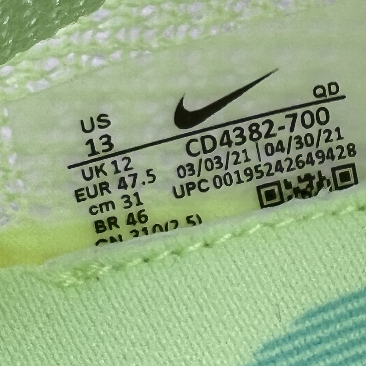 Nike Zoom SuperFly Elite 2 *MISSING SPIKES CD4382-700 