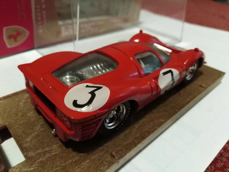 BRUMM 1:43 FERRARI 330 P4 BANDINI/AMON 1000 KM MONZA 1967 NUOVO CON SCATOLA - Immagine 3 di 4