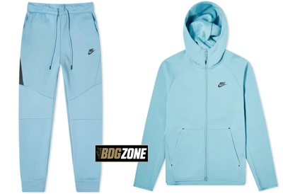 baby blue nike tech fleece tracksuit