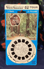 1991 VINTAGE GAF VIEW-MASTER 3-D Tour MUIR WOODS 3 REELS Sealed 