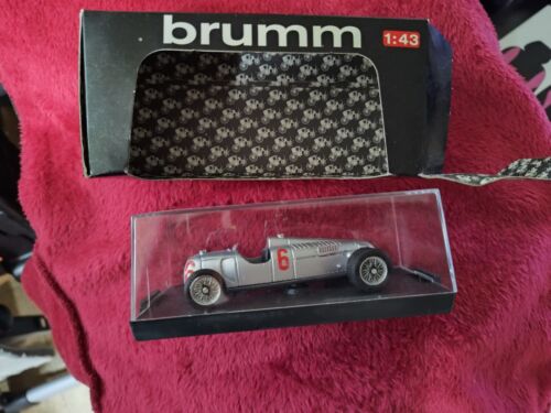 BRUMM R110 1/43 Auto Union type C 1936 twin wheel #6 Model Car - Picture 9 of 12