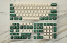White Keycap Green OEM Height PBT 123 Keycaps 6.25X New for Cherry MX Keyboard