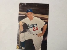 Walt Altson Autograph Signed Auto Postcard Los Angeles Dodger PSA/DNA