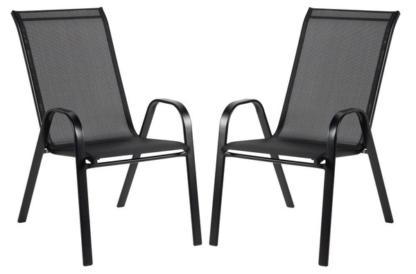 Nadja Garten-Stuhl 2Er Set Schwarz Von Designlink-image